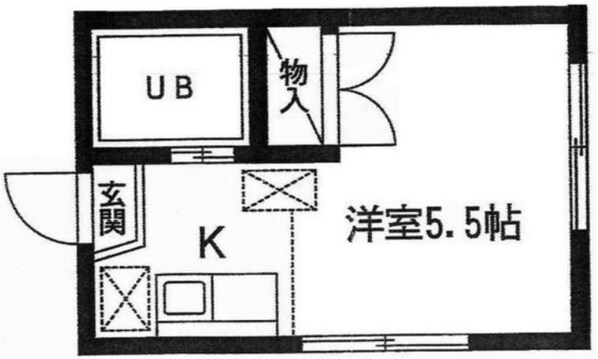 サザンコートの物件間取画像